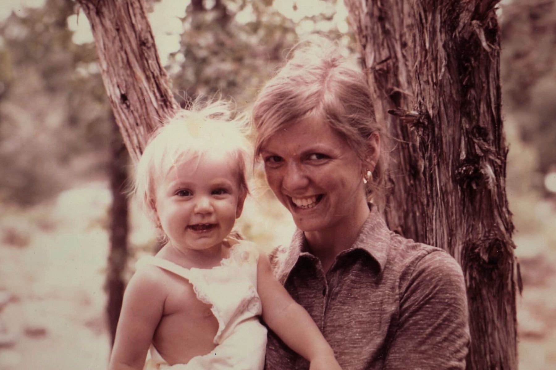 the author Carrie Powell with her mother