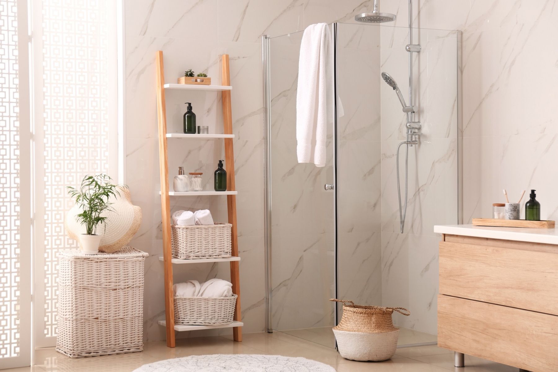 organized bathroom