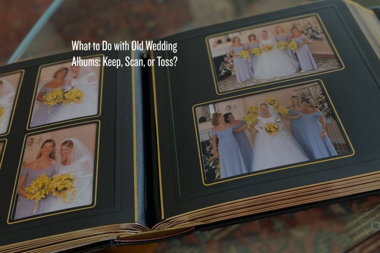 What to do with your wedding album