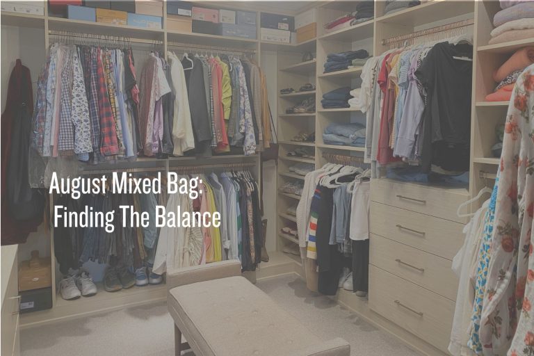 Finding the balance in your closet