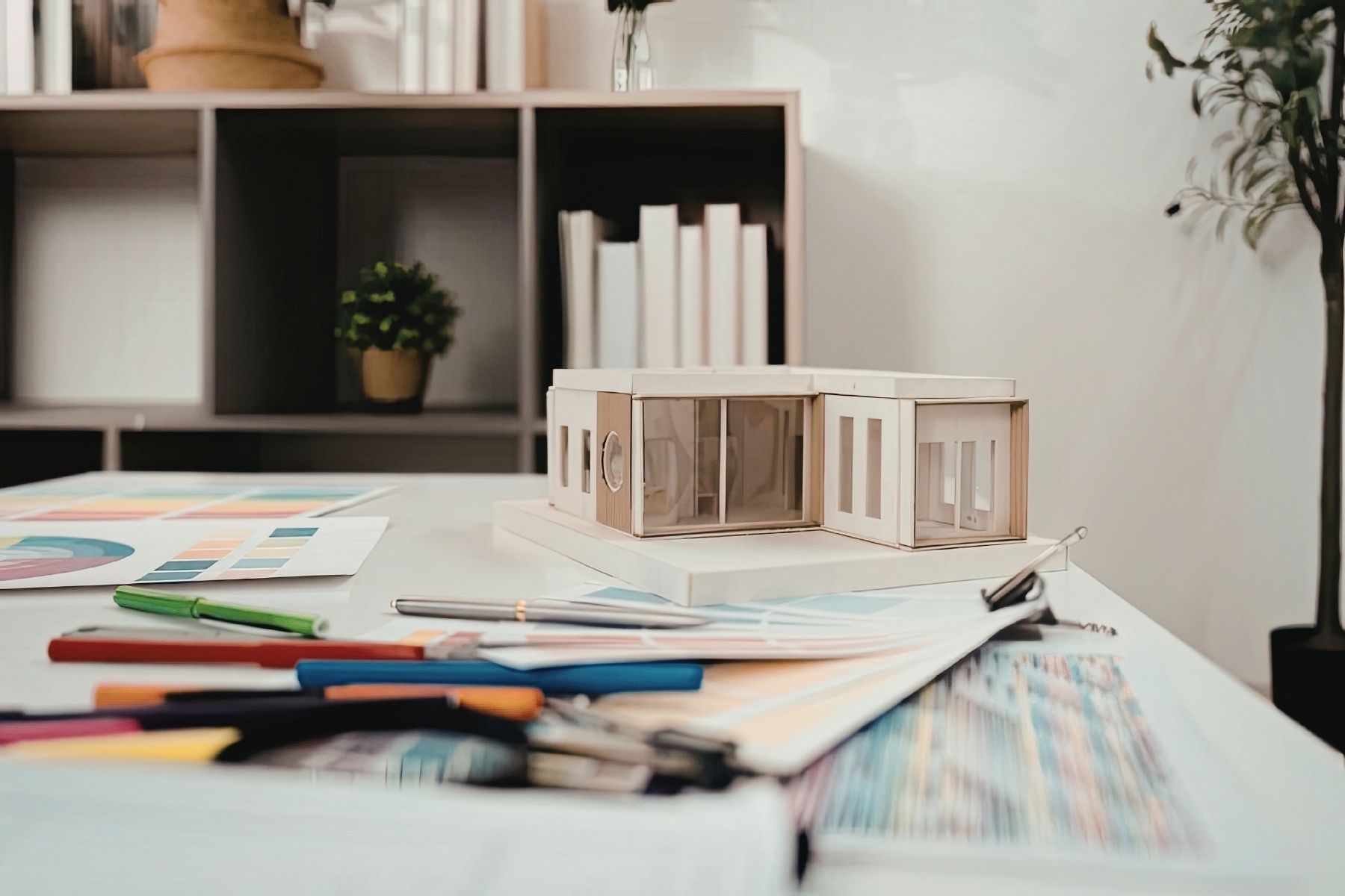 decluttering and organizing a craft room