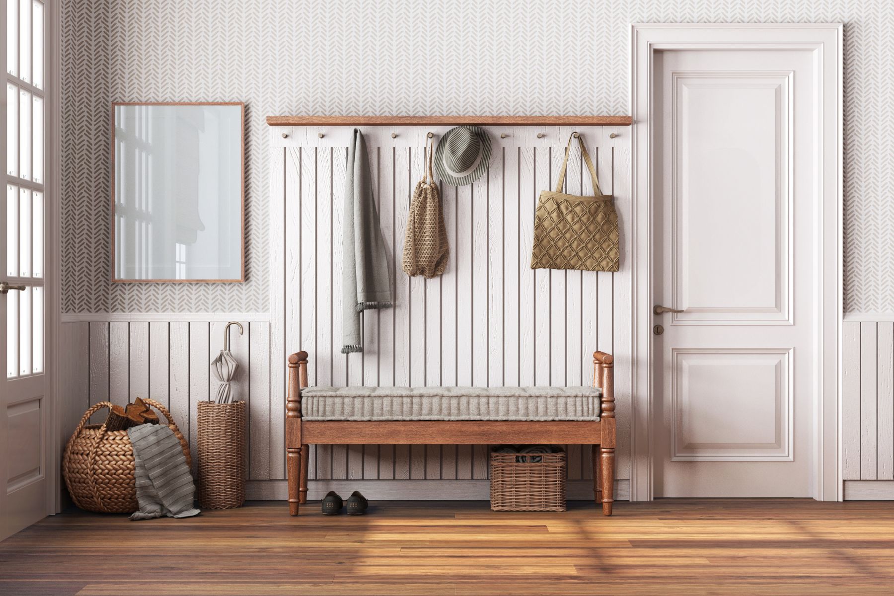 beautiful Spring entryway