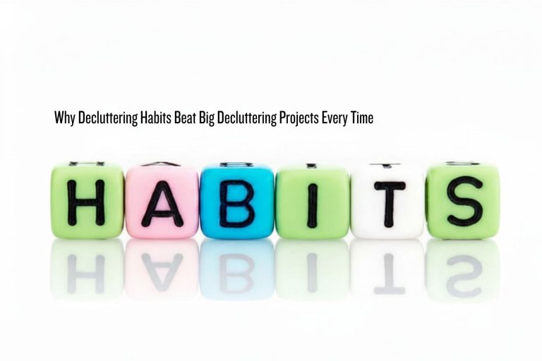 decluttering habits