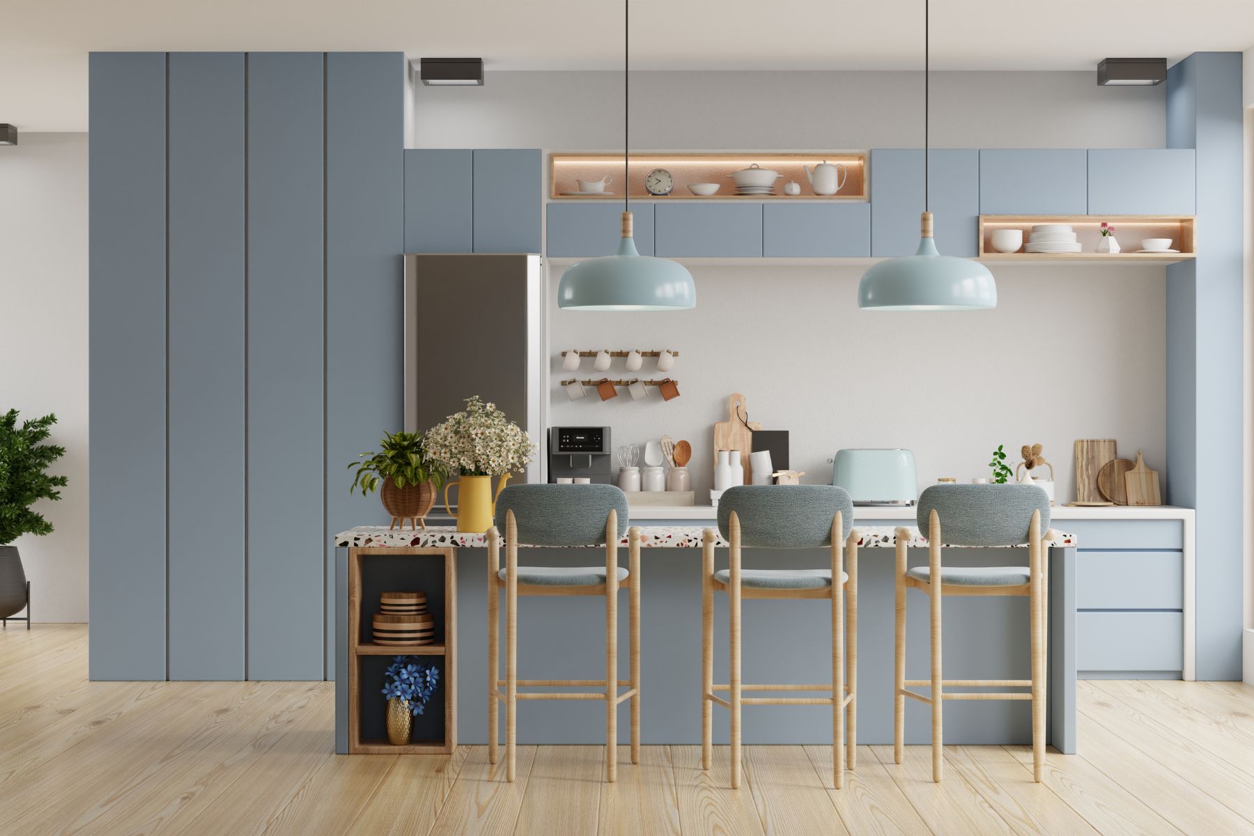 Empty nest kitchen