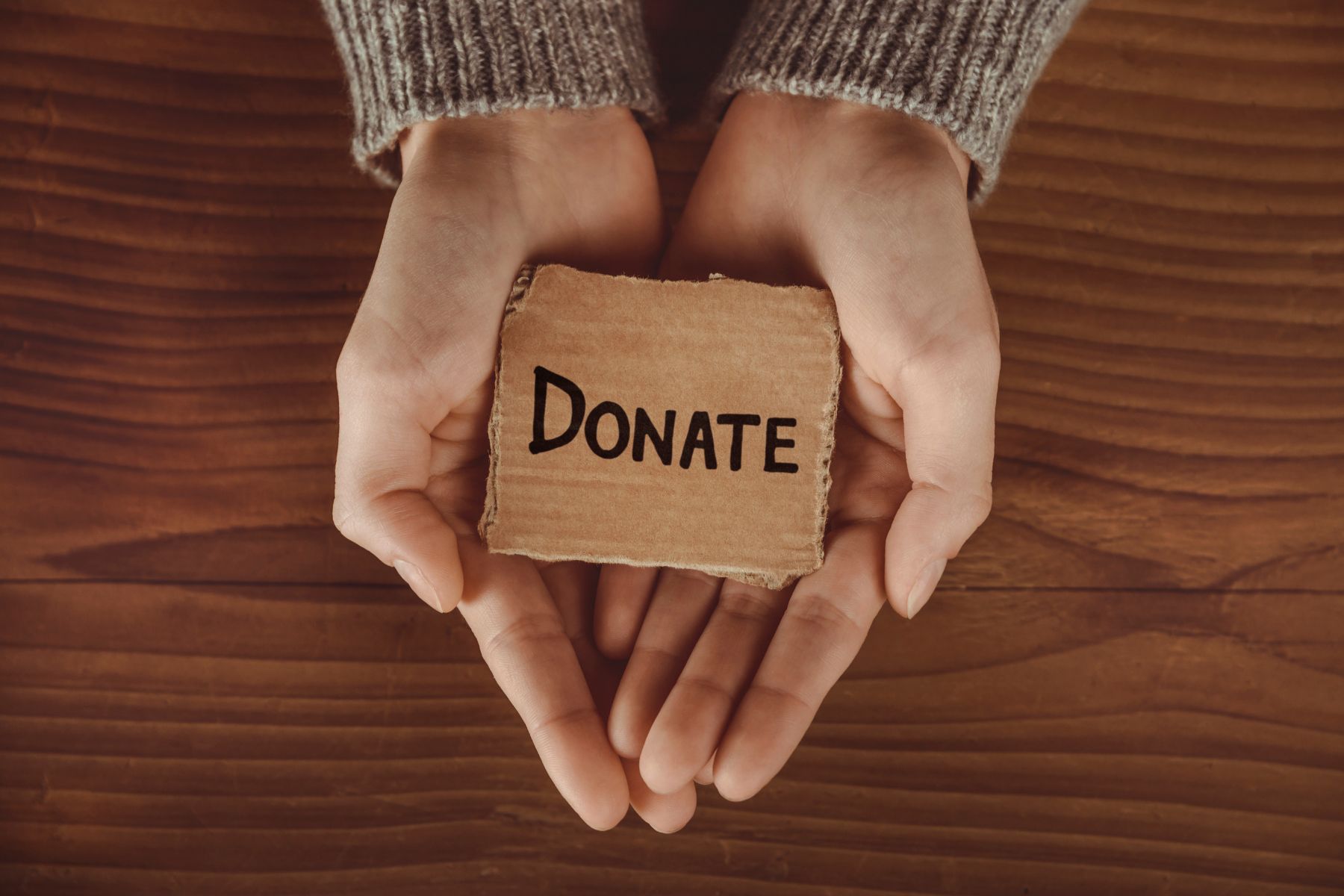 Donate instead of selling clutter