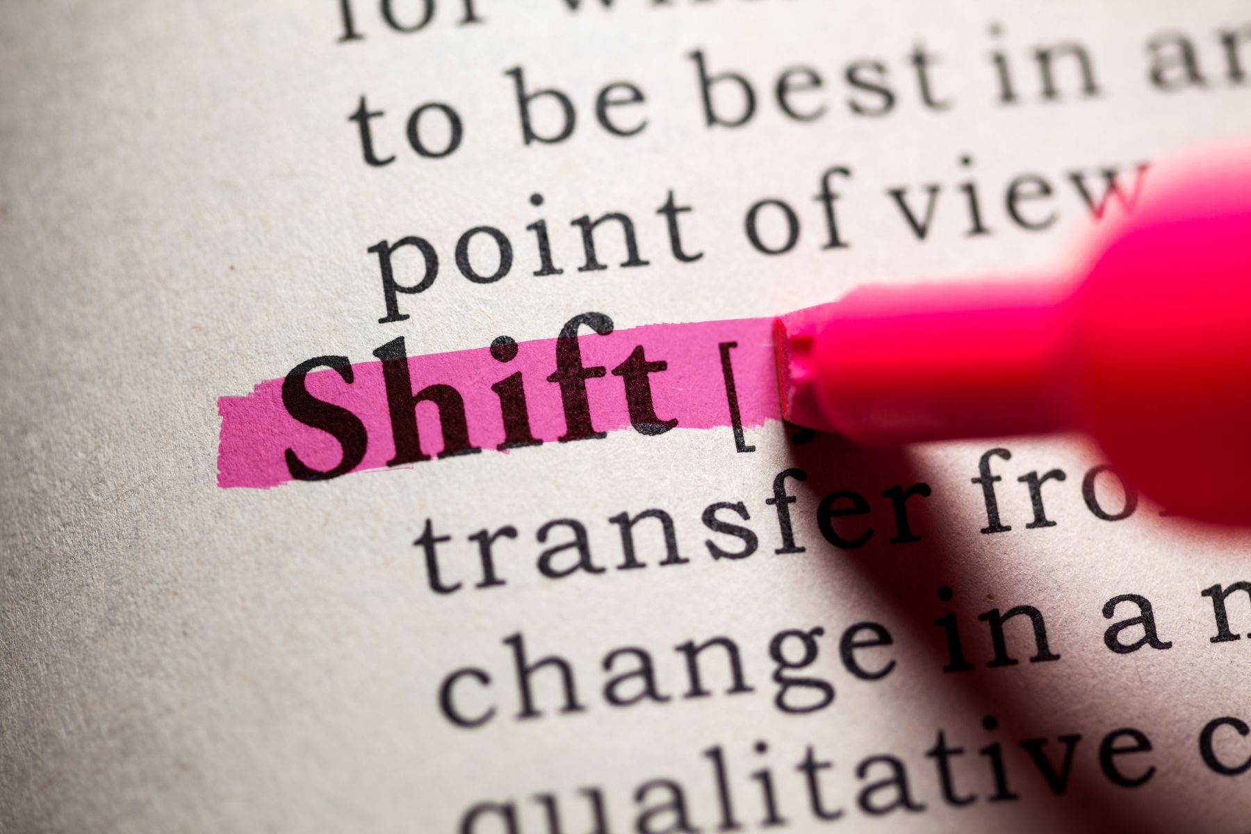 Time for a mindset shift