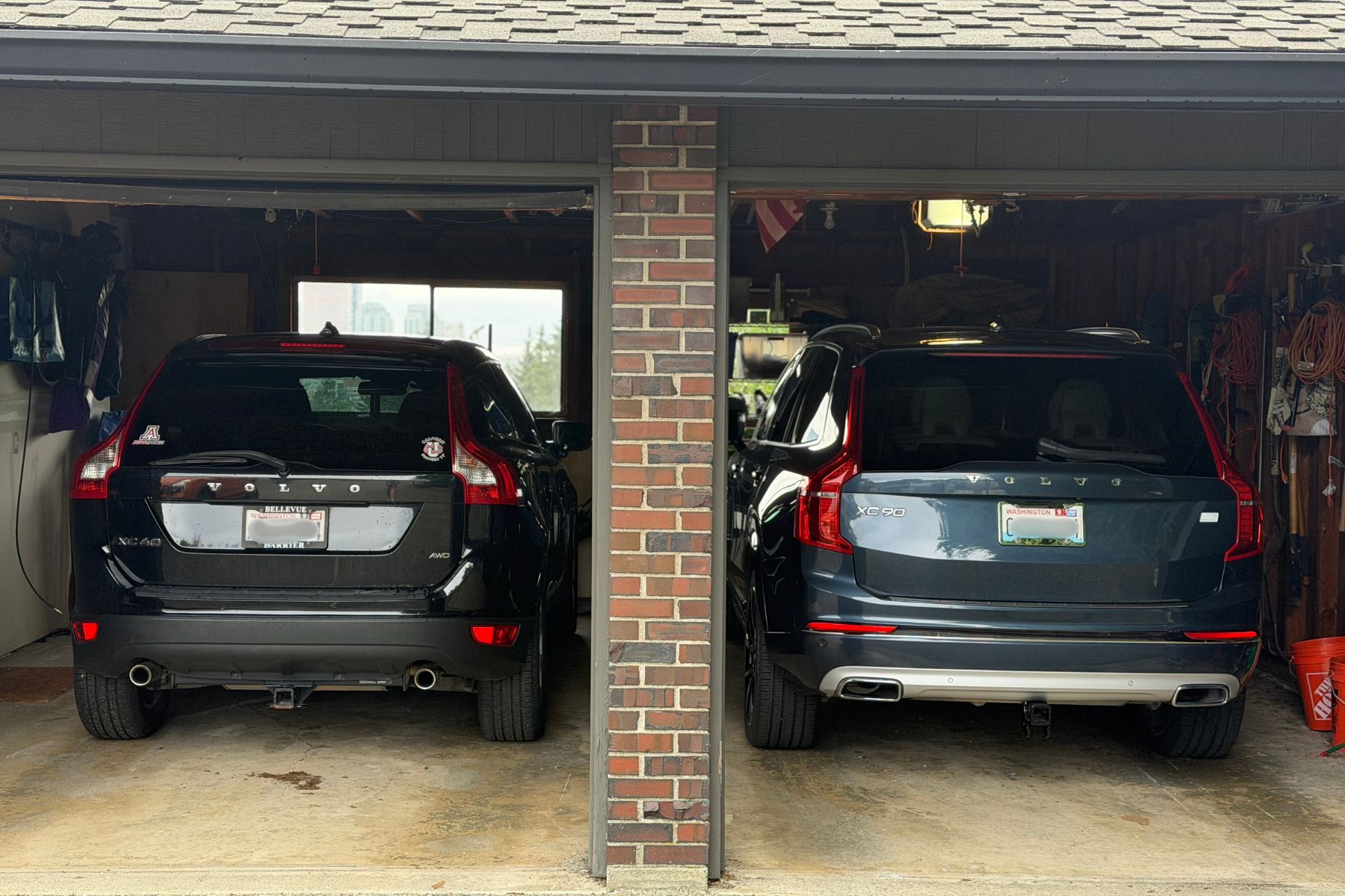 2 car garage