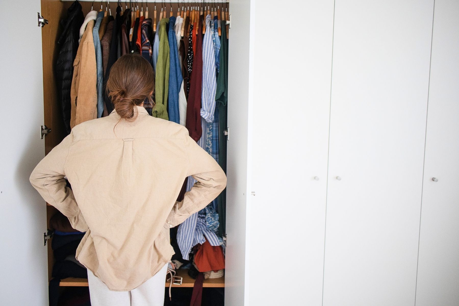 Decision making when you declutter yoour closet