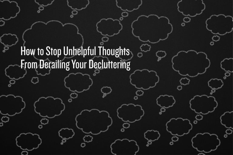 Overcome unhelpful thoughts